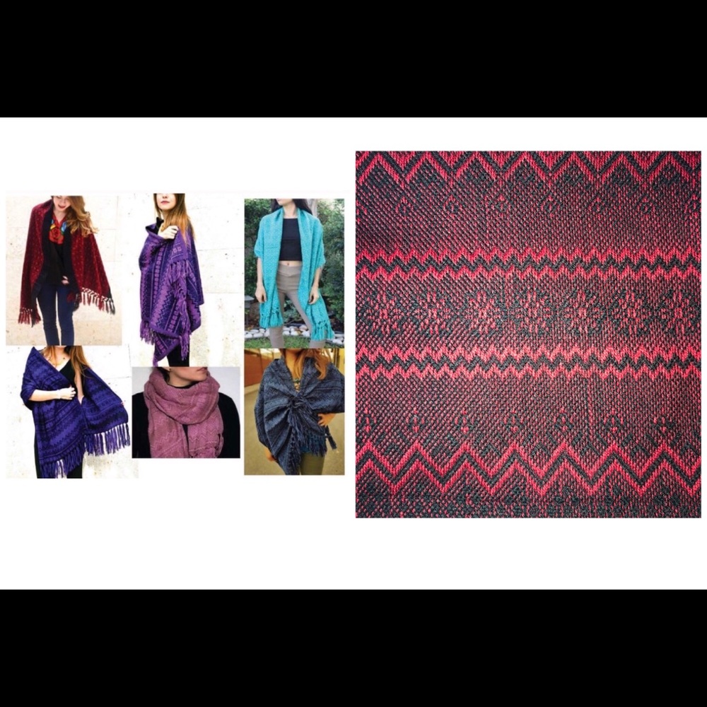 Red Shawl/Pashmina/Scarve